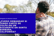 puedo demandar con parte de culpa Santa Barbara