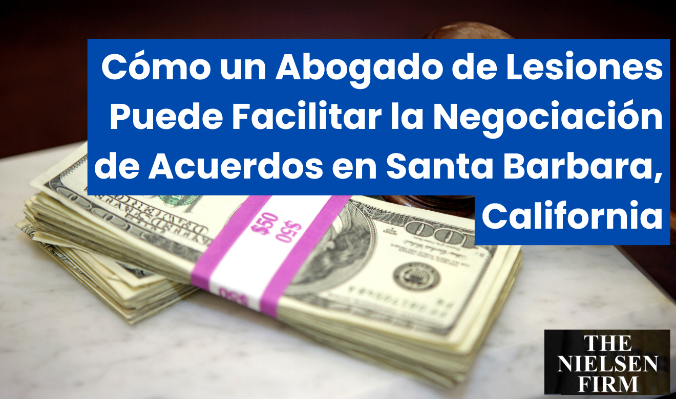 abogado lesiones negociación de acuerdo Santa Barbara