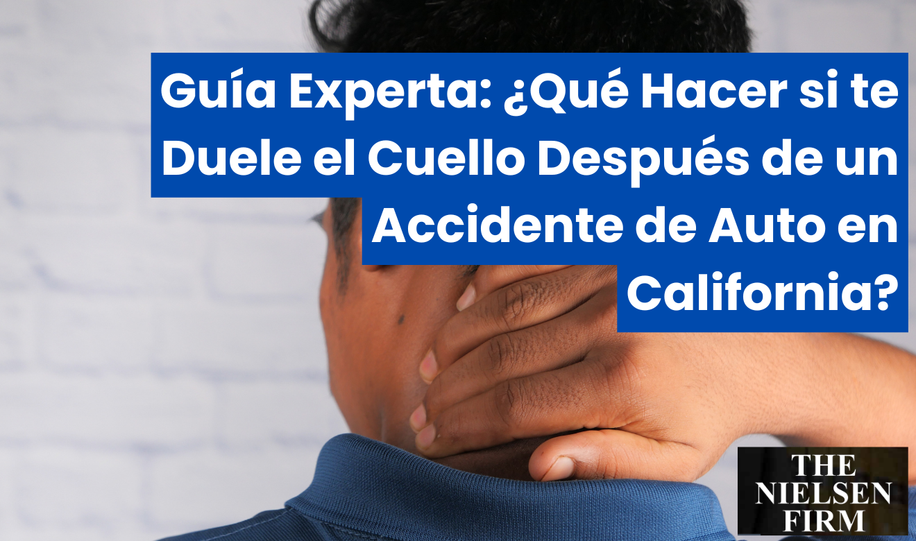 me duele el cuello después de un accidente de auto