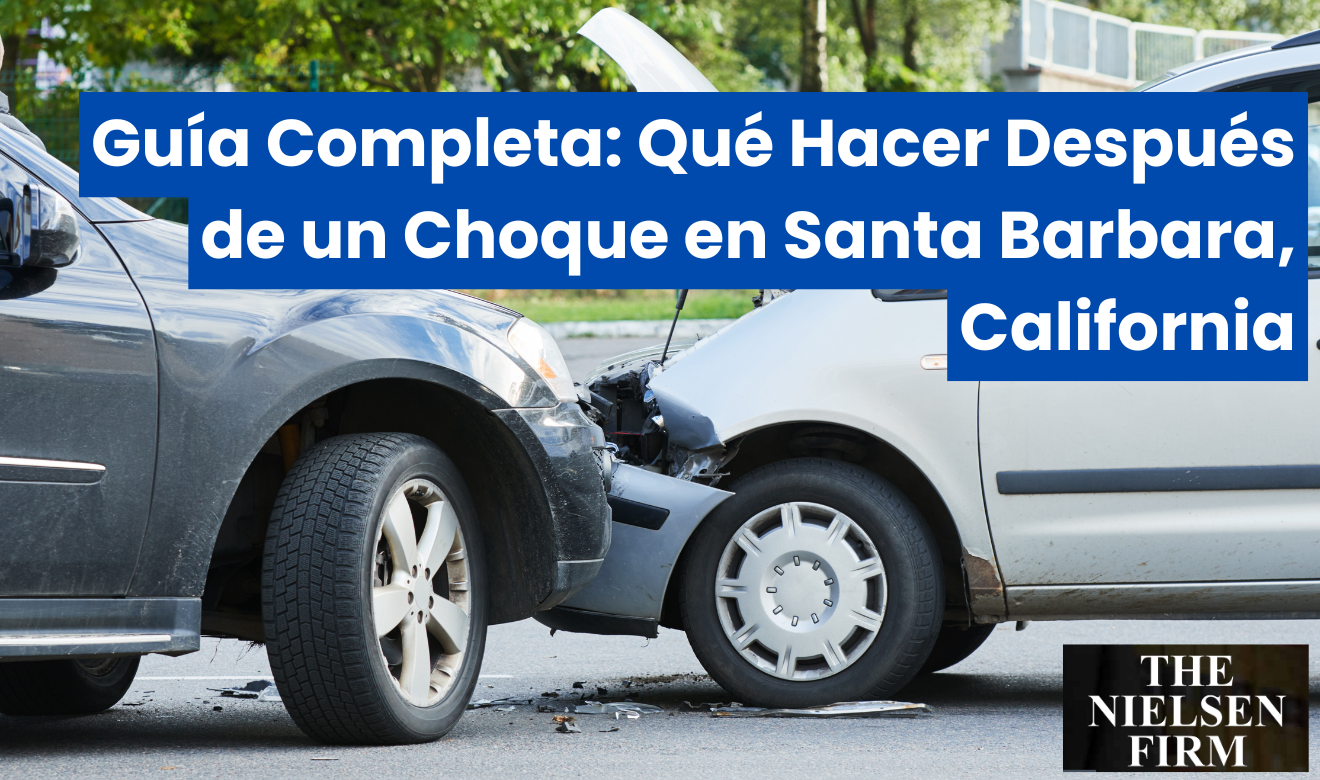 qué hacer después de un choque en Santa Barbara