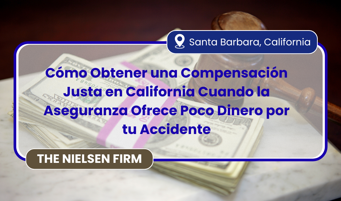 la aseguranza me ofrece poco dinero por mi accidente